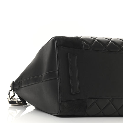 Givenchy Sugar Goatskin Lambskin Diamond Quilted Medium Antigona Black 9 of 10