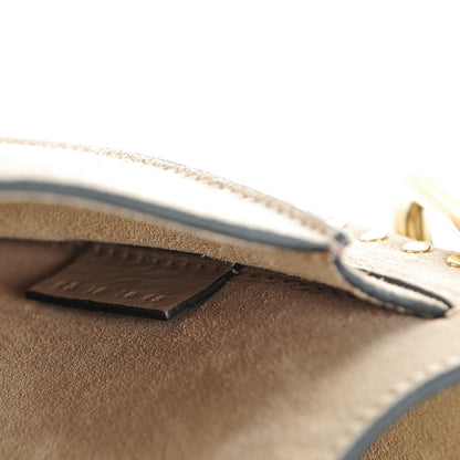 Chloe Suede Calfskin Braided Small Hudson Shoulder Bag Motty Grey 7 of 8