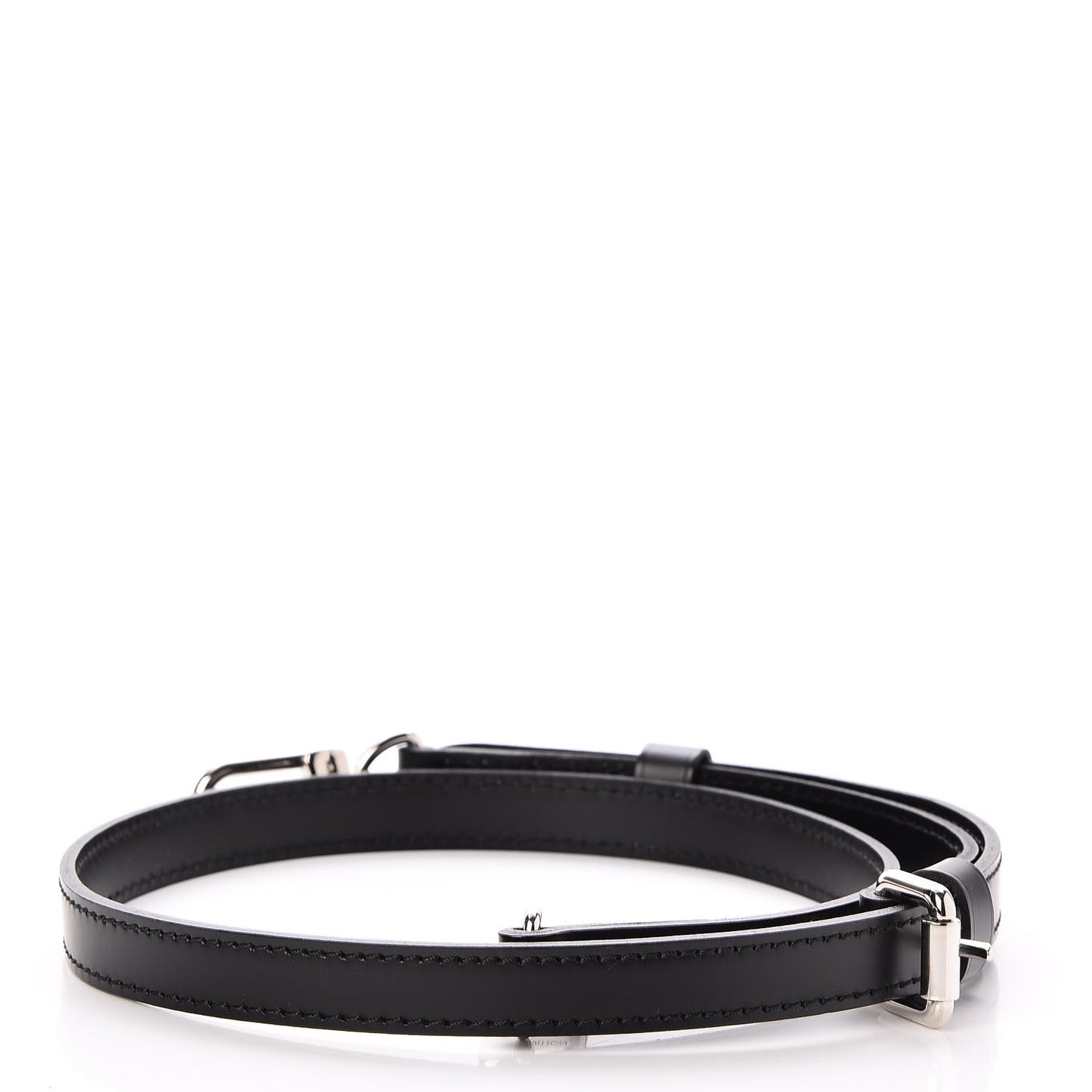 Calfskin 16mm Adjustable Shoulder Strap Black