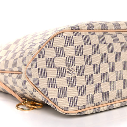 Louis Vuitton Damier Azur Delightful MM Rose Ballerine 8 of 14