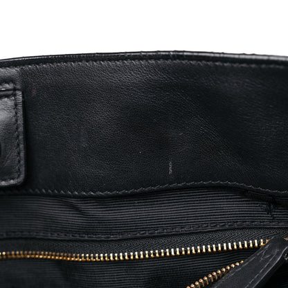 Burberry Signature Grain Calfskin Medium Tote Black 15 of 19