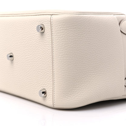 Hermes Taurillon Clemence Lindy 26 Craie 9 of 10