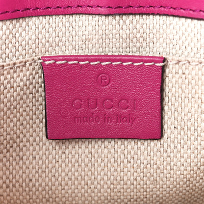 Gucci Vernice Naplack Small Soho Flap Crossbody Bright Bougainvillea 6 of 11