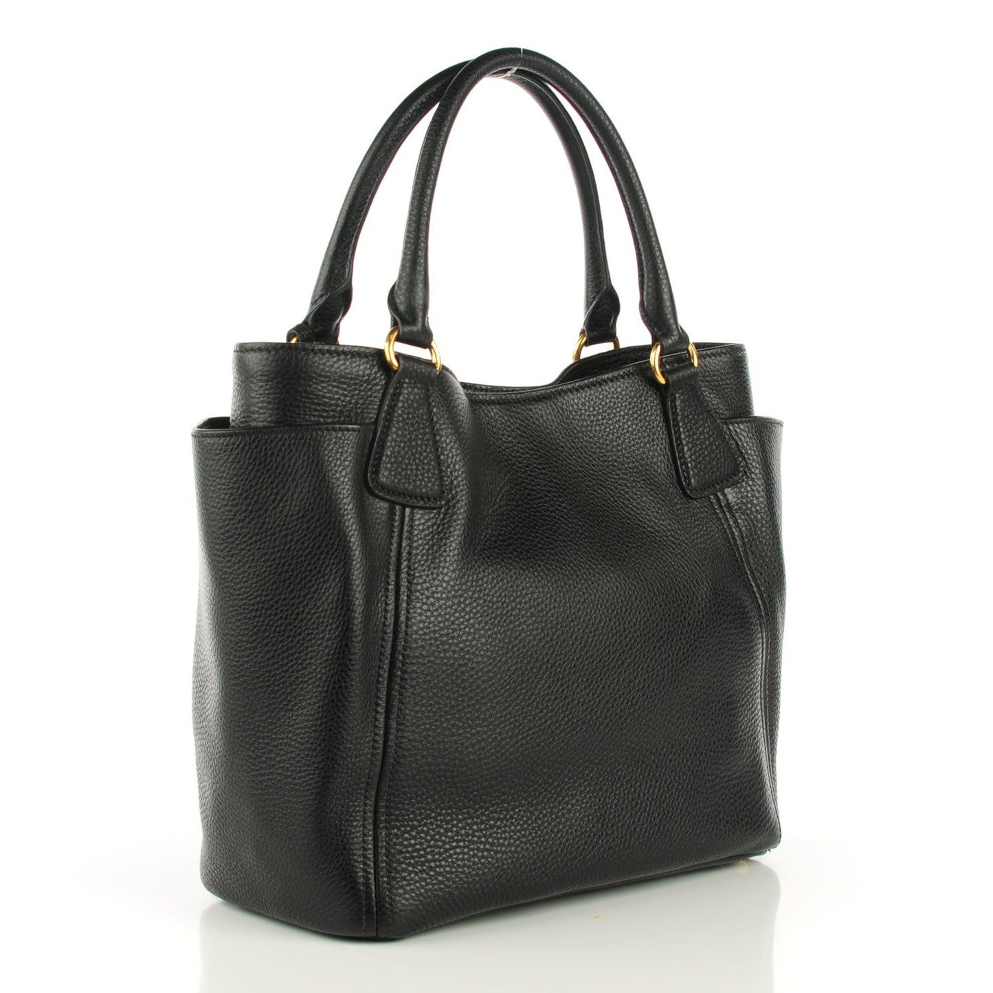Vitello Daino Double Pocket Hobo Nero Black