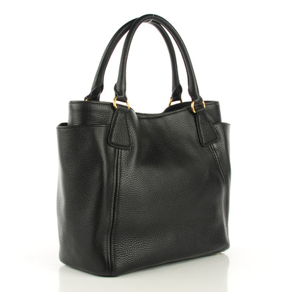 Prada Vitello Daino Double Pocket Hobo Nero Black 4 of 10