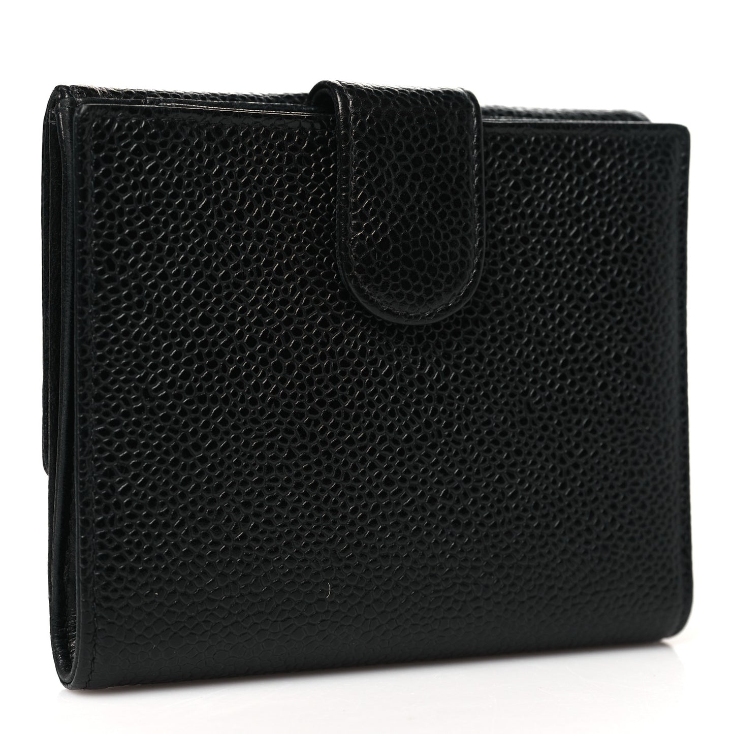 Caviar Timeless CC Flap Wallet Black
