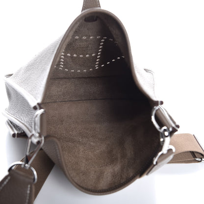 Hermes Taurillon Clemence Evelyne III PM Etoupe 7 of 7