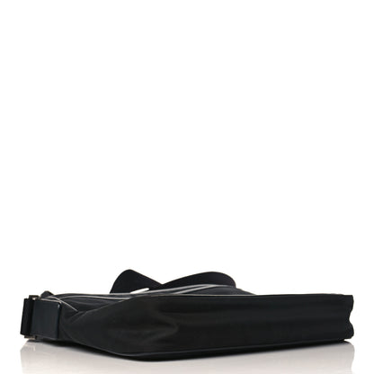 Prada Tessuto Nylon Saffiano Flat Messenger Bag Black 4 of 10