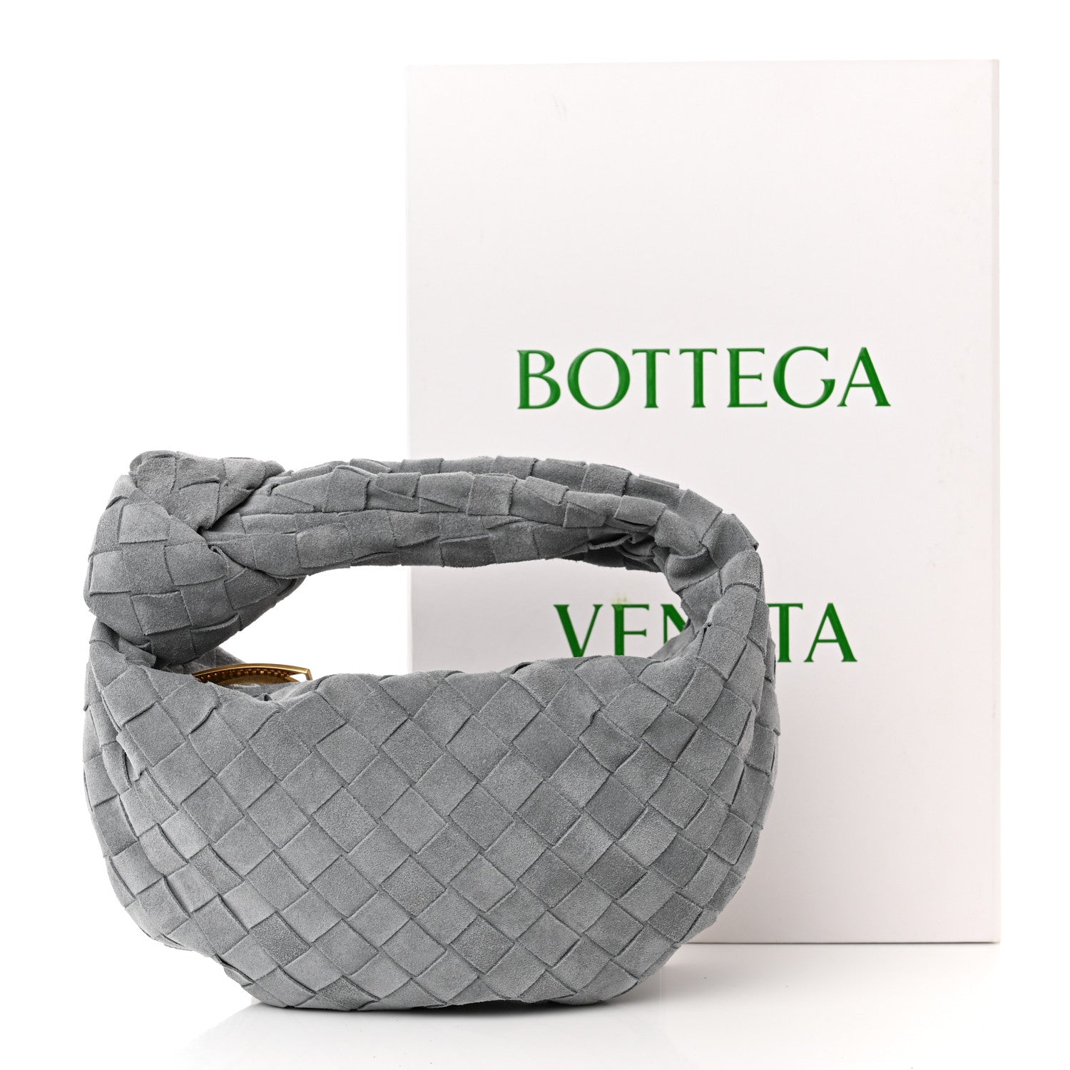 Bottega Veneta Suede Intrecciato Mini Jodie Thunder 11 of 11