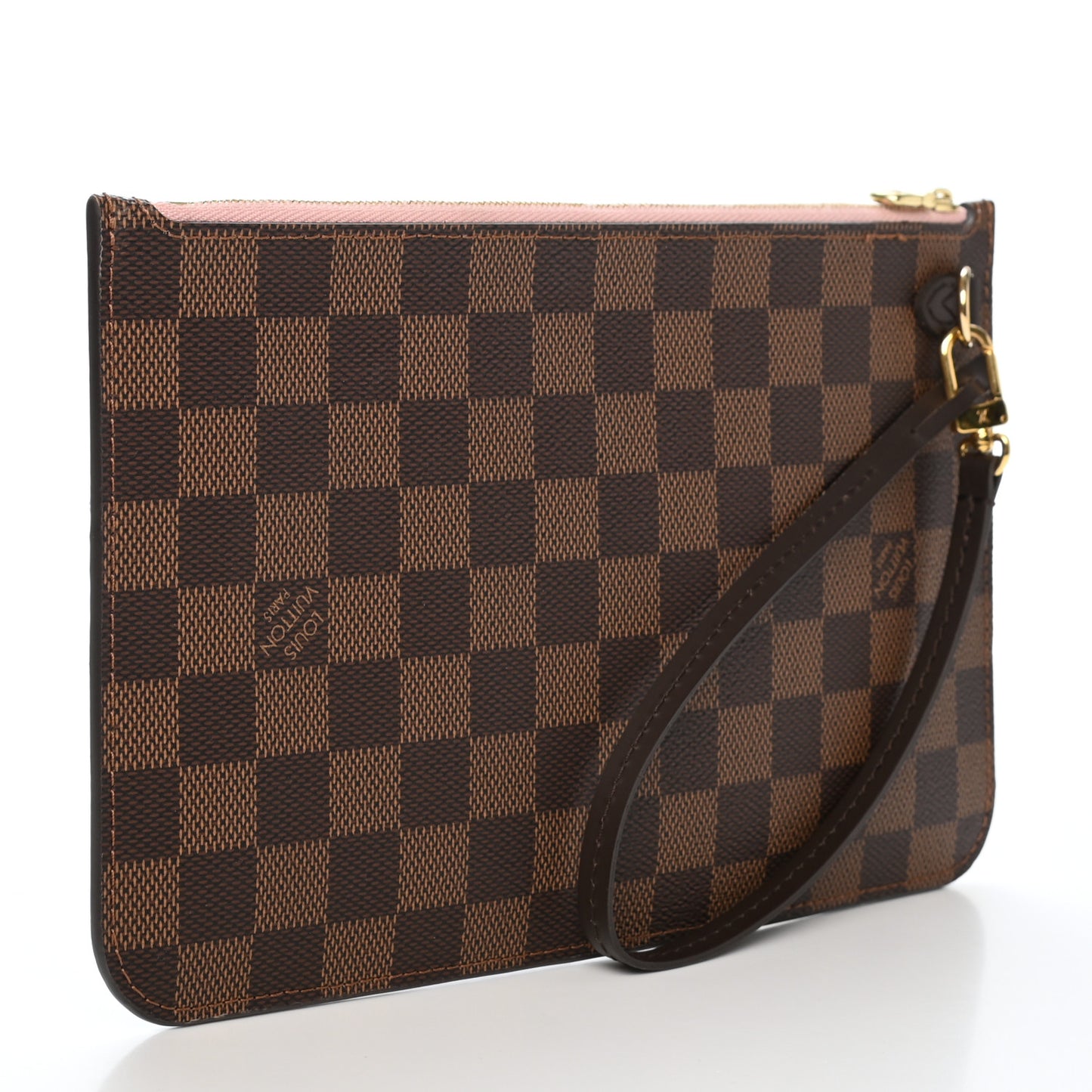 Damier Ebene Neverfull MM GM Pochette Rose Ballerine