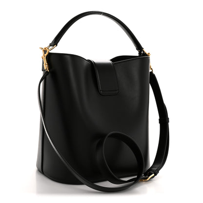 Celine Smooth Calfskin Triomphe Medium Louise Bag Black 6 of 25
