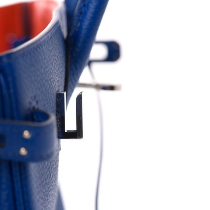 Hermes Togo Verso Birkin 25 Bleu Royal Capucine 25 of 35