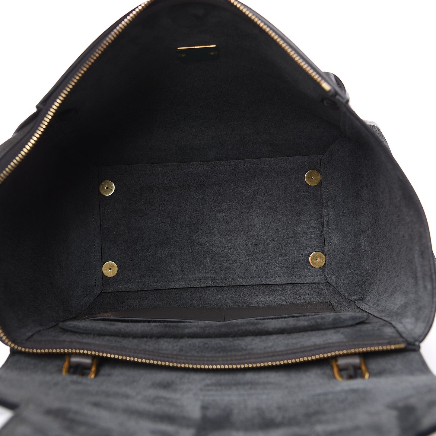 Grained Calfskin Mini Belt Bag Grey