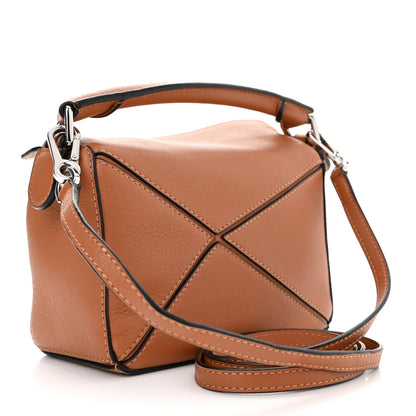 Loewe Calfskin Mini Puzzle Bag Tan 3 of 10