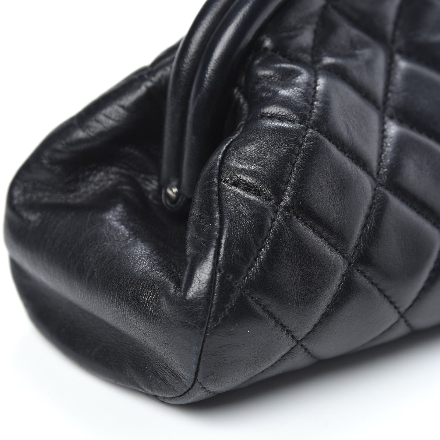 Lambskin Quilted Timeless Clutch Black