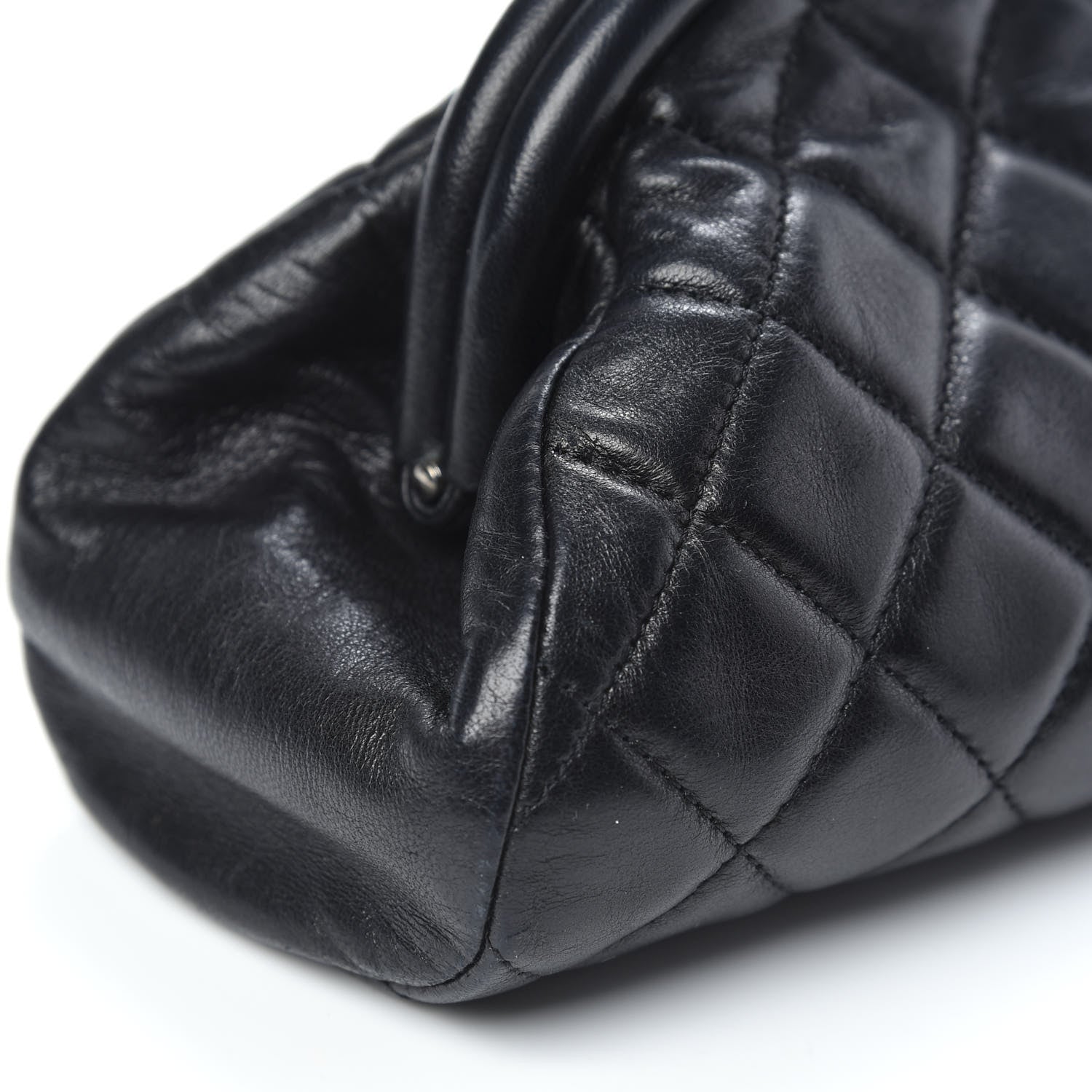 Chanel Lambskin Quilted Timeless Clutch Black 8 of 12