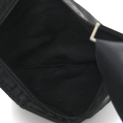 Prada Nylon Vela Flat Messenger Bag Black 5 of 11