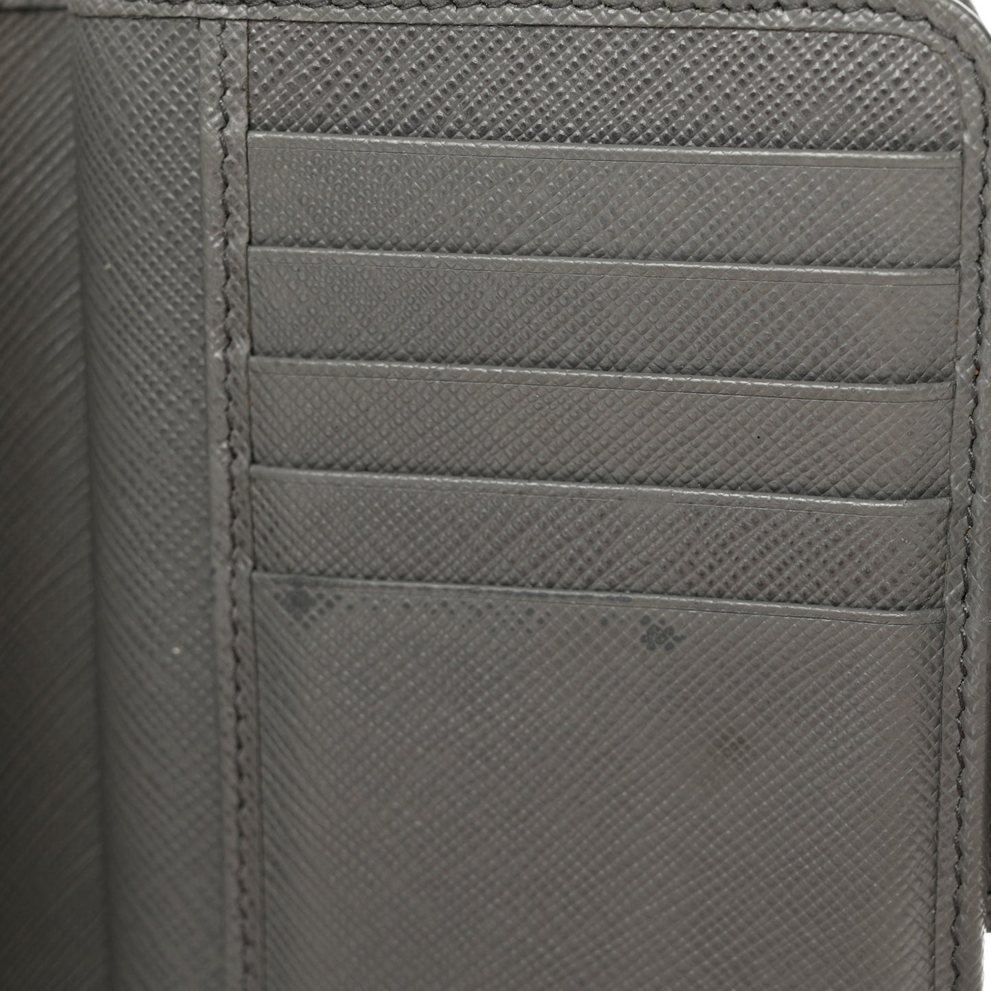 Saffiano Metal Compact Wallet Marmo