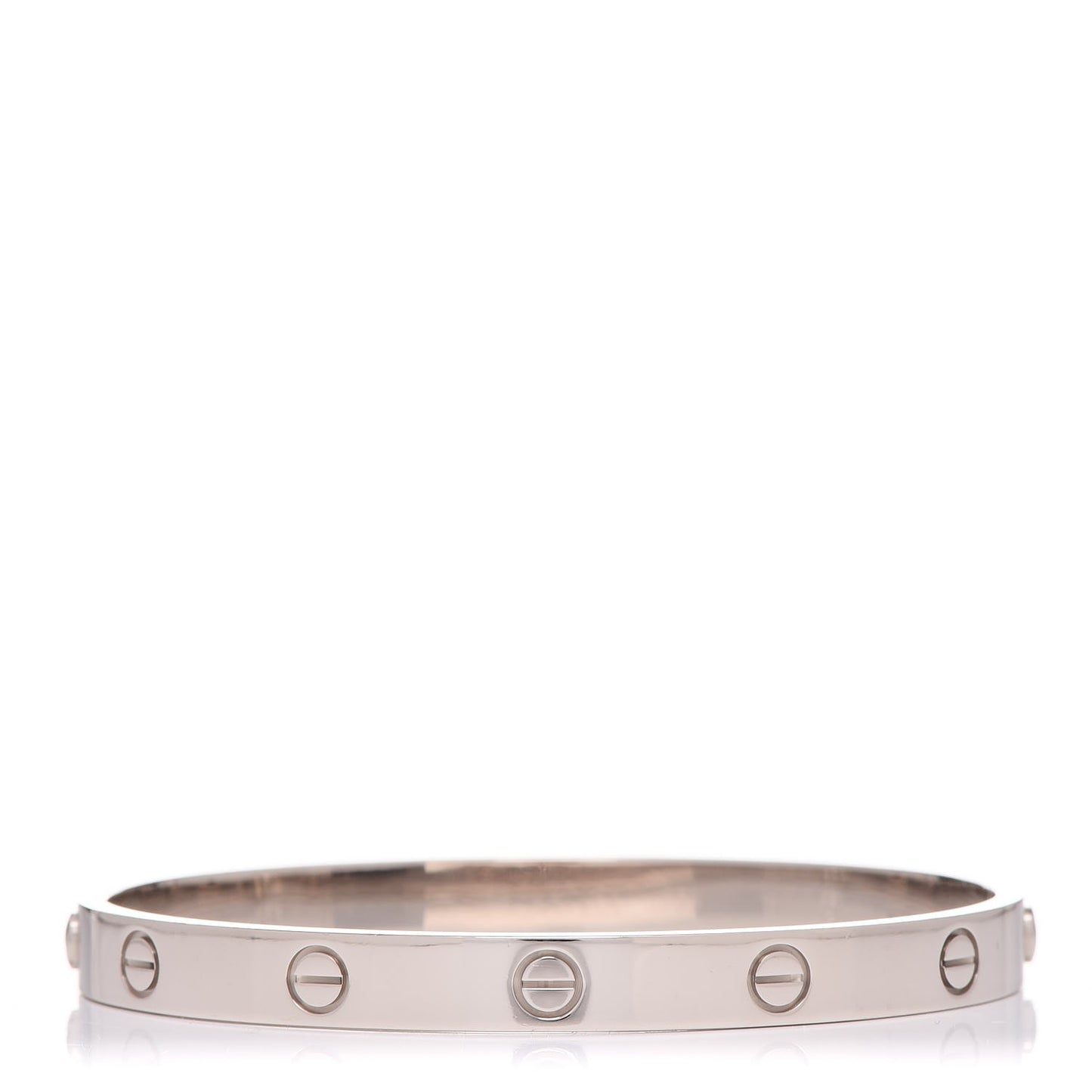 18K White Gold LOVE Bracelet 18