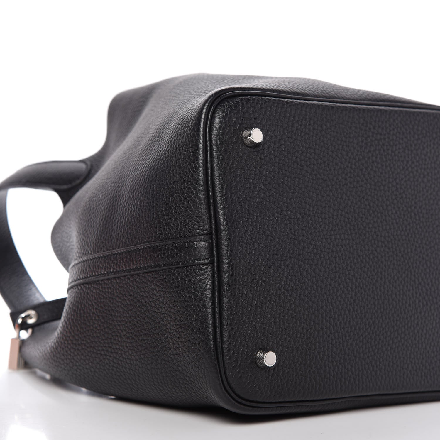 Hermes Taurillon Clemence Picotin Lock 22 MM Black 6 of 10