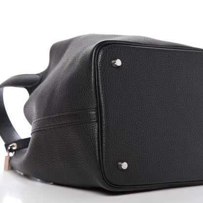 Hermes Taurillon Clemence Picotin Lock 22 MM Black 6 of 10