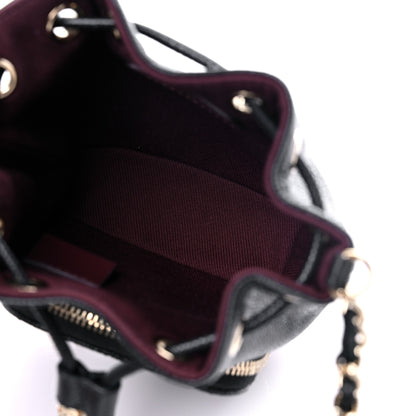 Chanel Caviar Quilted Mini CC Pocket Bucket Bag Black 4 of 9