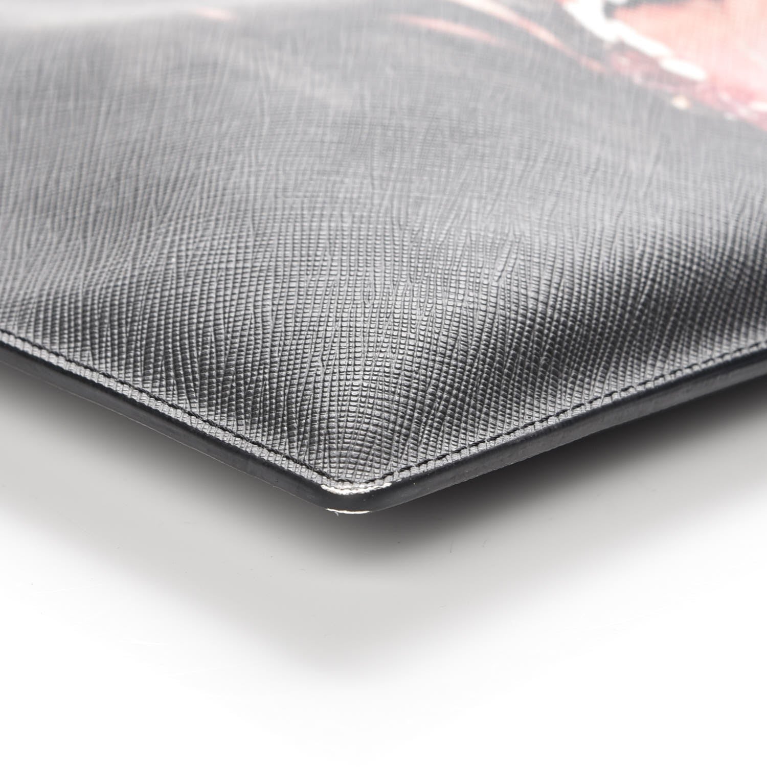 Givenchy Textured Coated Canvas Rottweiler Print Large Cosmetic Pouch Black 8 of 10