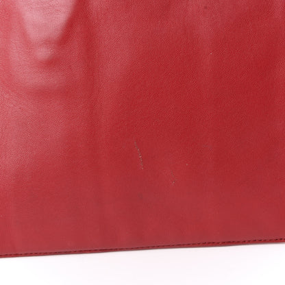 Celine Lambskin Knotted Clutch Red 11 of 13