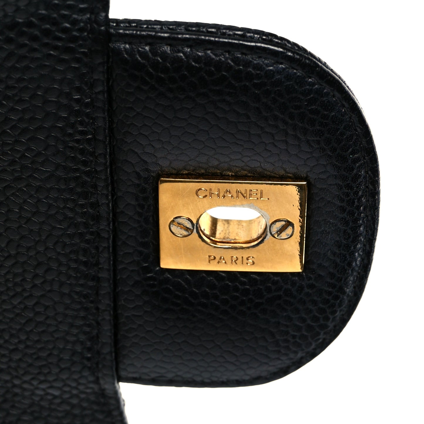 Caviar Quilted Jumbo Single Flap Black