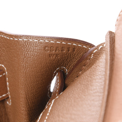 Hermes Natural Barenia Faubourg Birkin 30 Fauve 7 of 12