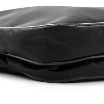 Prada Tessuto Nylon Saffiano Logo Messenger Bag Black 9 of 10
