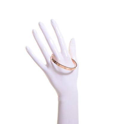 Cartier 18K Pink Gold LOVE Bracelet 17 2 of 8