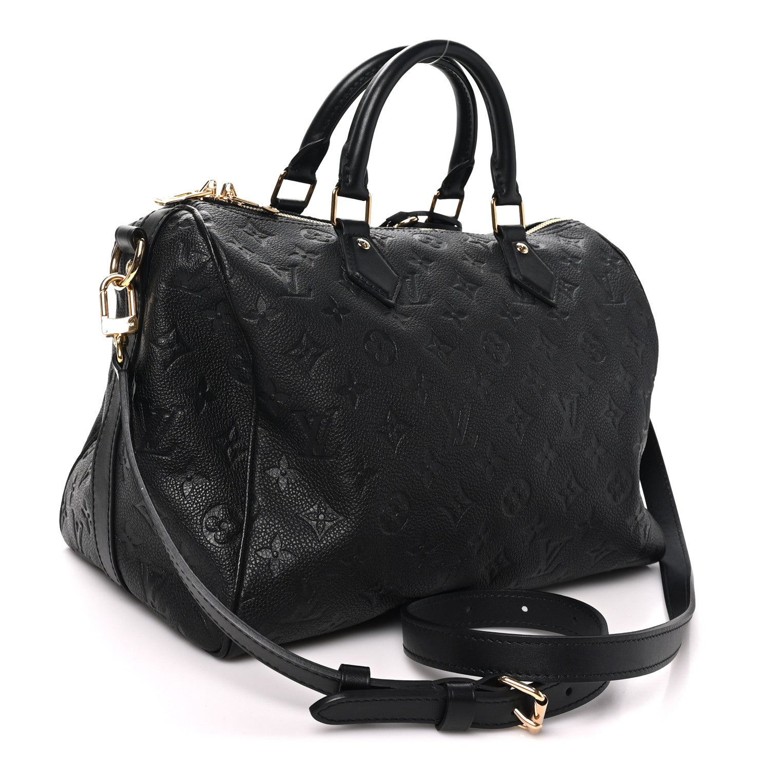 Louis Vuitton Empreinte Monogram Speedy Soft 30 Black 3 of 9