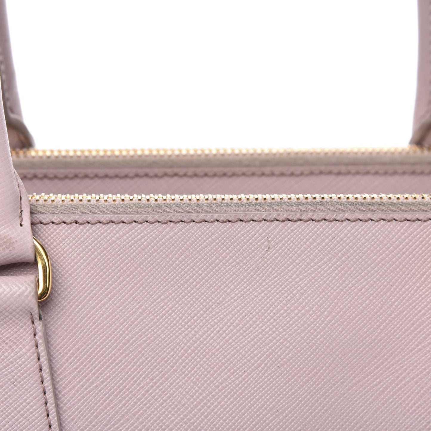 Saffiano Small Galleria Double Zip Tote Mughetto