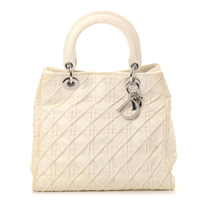 Christian Dior Lambskin Cannage Medium Soft Lady Dior Latte 1 of 11