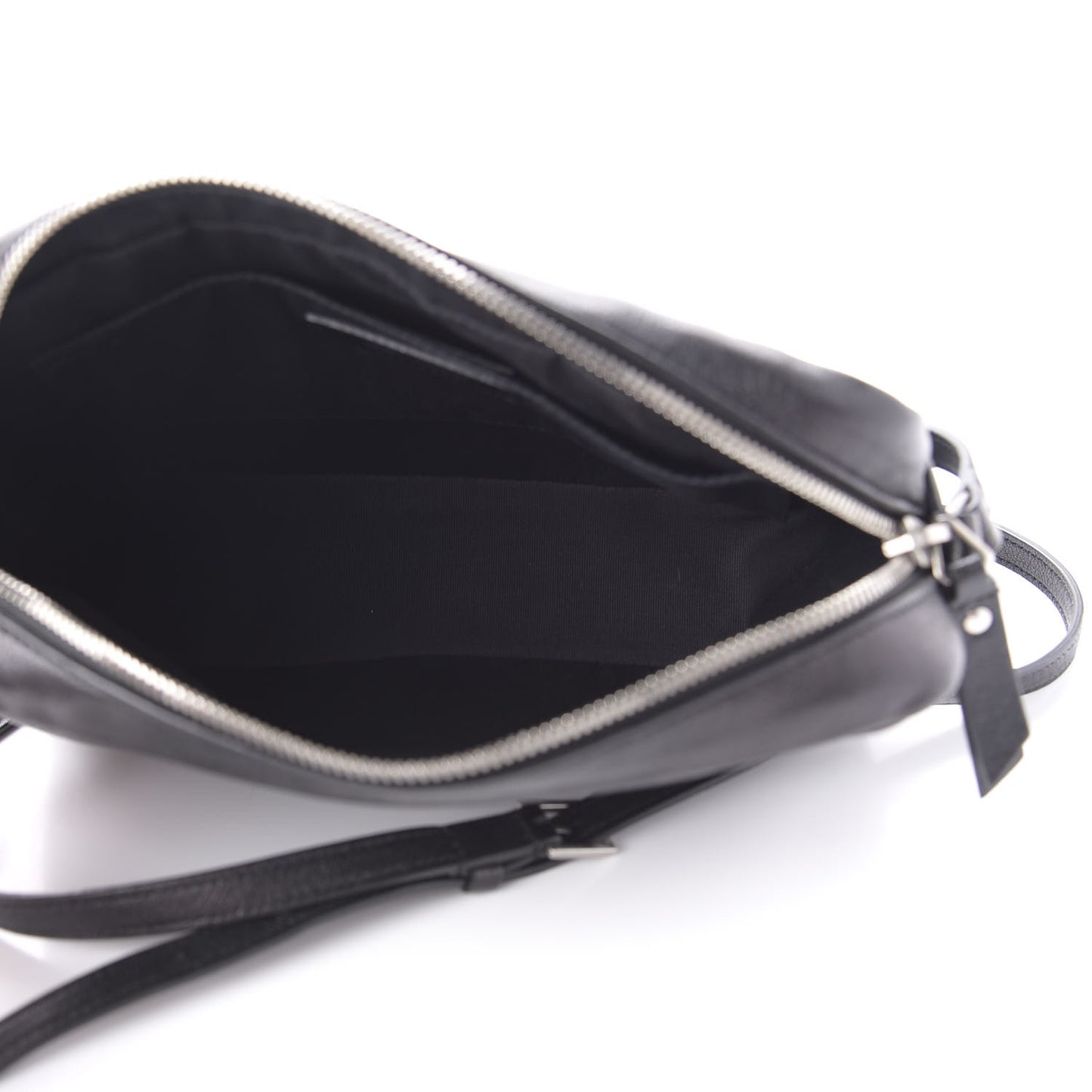 Lambskin Monogram Small Lou Camera Bag Black
