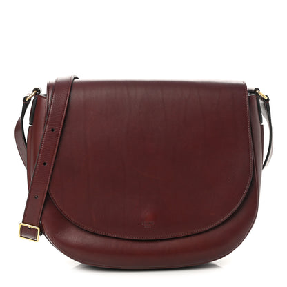 Celine Natural Calfskin Trotteur Messenger Bag Burgundy 1 of 10