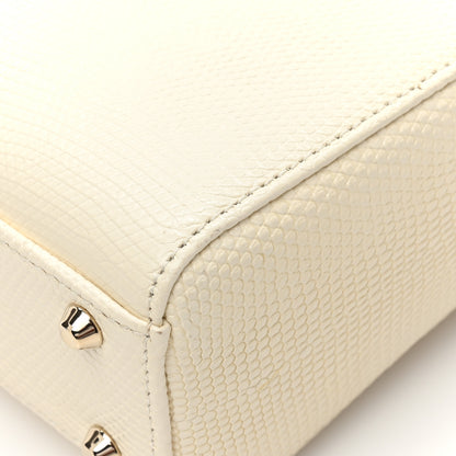 Christian Dior Lizard Mini Lady Dior White 15 of 17