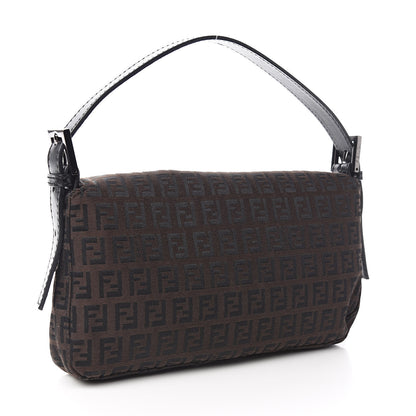 Fendi Zucchino Vitello Baguette Black Moro 3 of 10