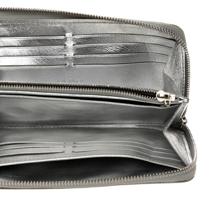 Louis Vuitton Suhali Zippy Wallet Silver 5 of 7