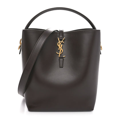 Saint Laurent Shiny Calfskin Le 37 Bucket Bag Arabica 1 of 11