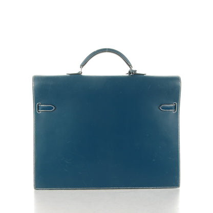 Hermes Box Kelly Depeche 38 Bleu Thalassa 4 of 34