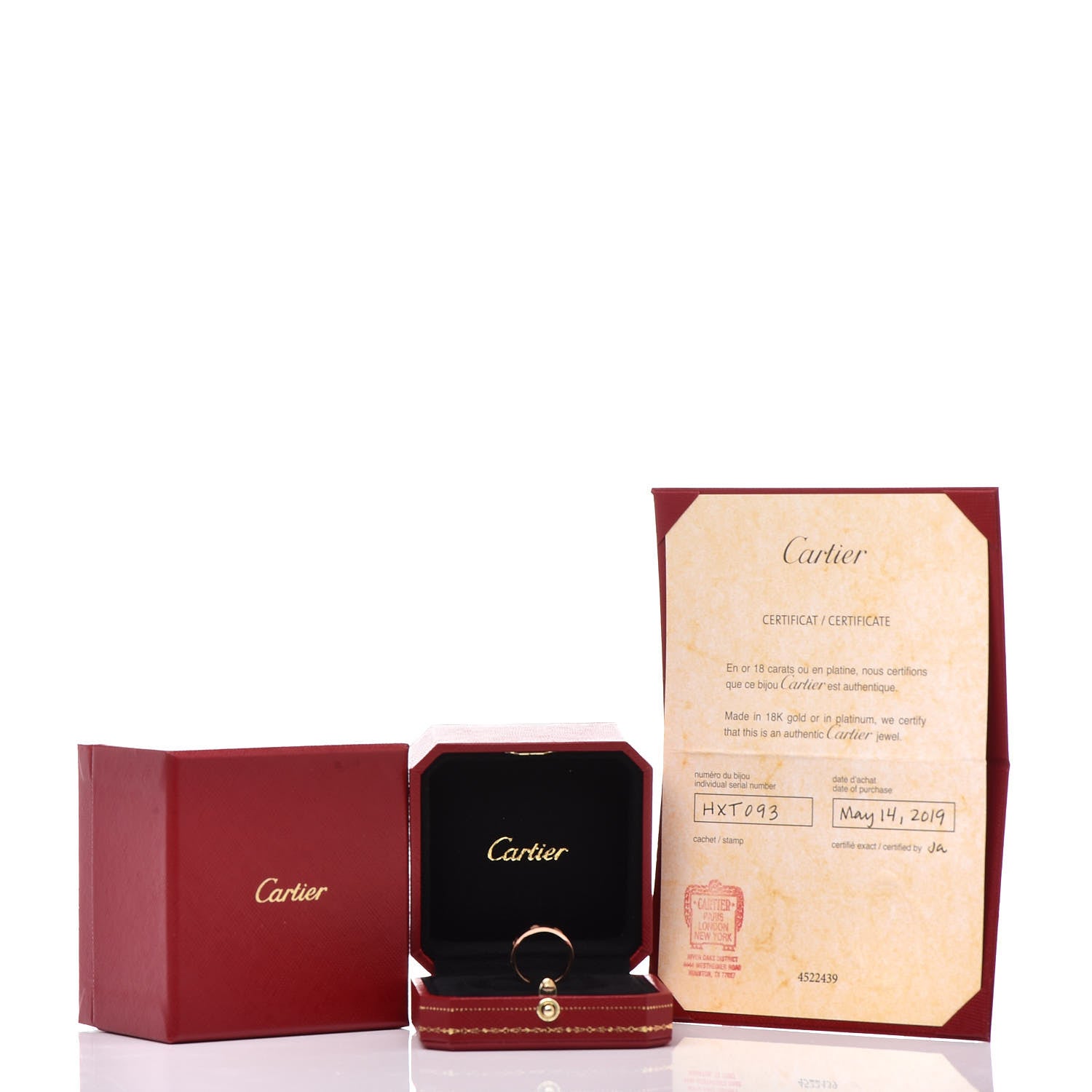 Cartier 18K Pink Gold 3.5mm LOVE Wedding Band Ring 52 6 5 of 5