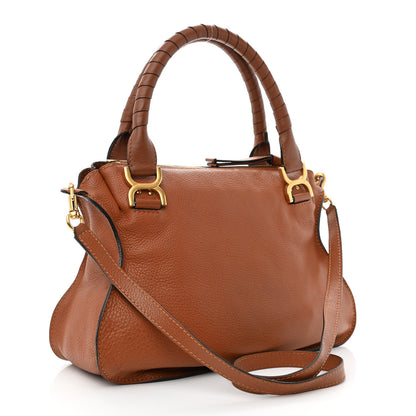 Chloe Calfskin Small Marcie Satchel Tan 3 of 15