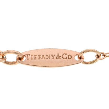 Tiffany 18K Rose Gold Diamond .10ct Elsa Peretti Diamonds by the Yard Pendant Necklace 4 of 5