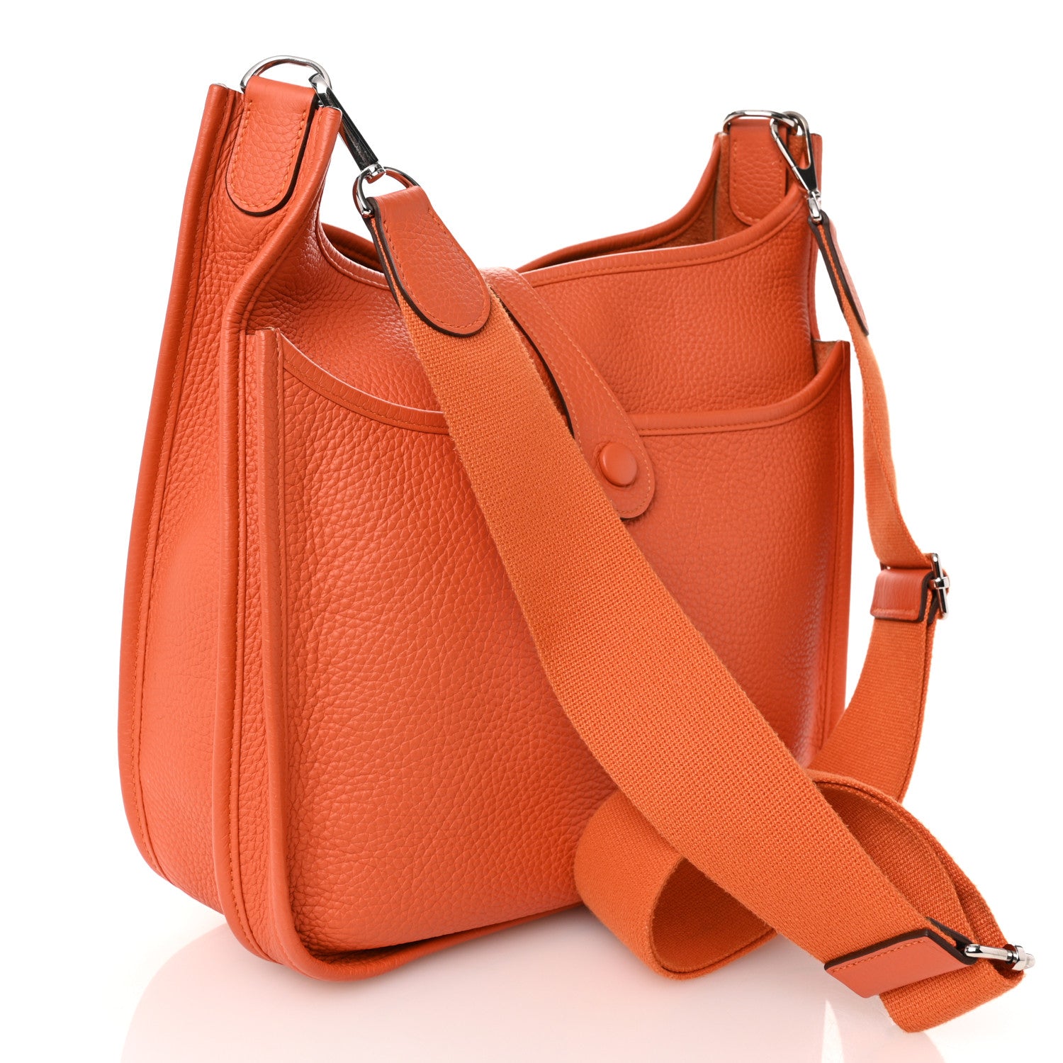 Hermes Taurillon Clemence Evelyne III PM Orange 3 of 10