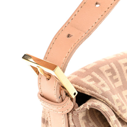 Fendi Zucchino Vitello Mini Mama Baguette Cipria 11 of 17