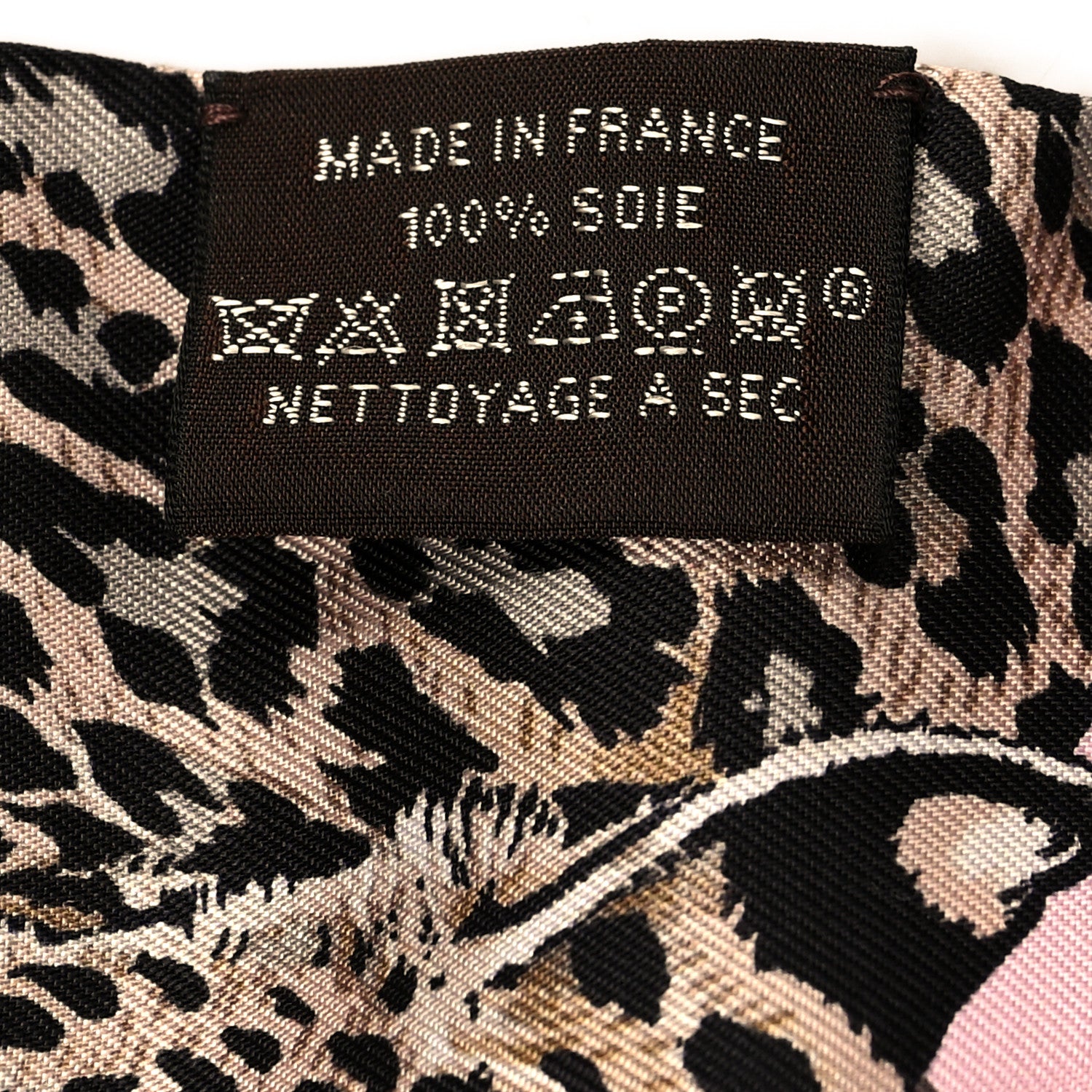 Hermes Silk Jungle Love Love Twilly Rose Pale Etoupe 2 of 4