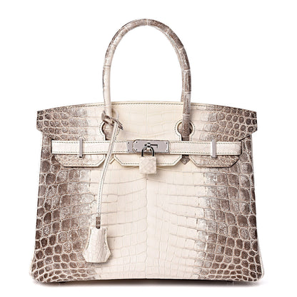Hermes Matte Niloticus Crocodile Himalaya Birkin 30 Blanc 1 of 56