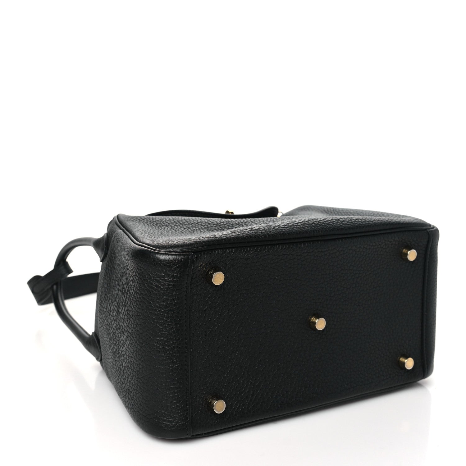Hermes Taurillon Clemence Lindy 26 Black 4 of 11